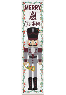 KH Sports Fan Alabama A&M Bulldogs Nutcracker Leaning Sign - White