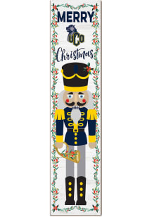 KH Sports Fan Central Oklahoma Bronchos Nutcracker Leaning Sign - Blue