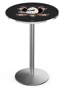 Anaheim Ducks Stainless Round Base Pub Table