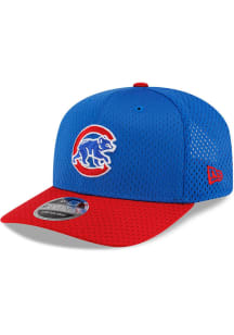 New Era Chicago Cubs Jersey Mesh 9SEVENTY Stretch Snap Adjustable Hat - Blue