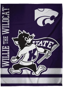 K-State Wildcats Sleep Squad Raschel Throw Blanket - Purple