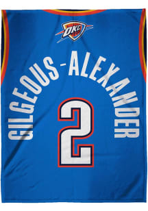 Oklahoma City Thunder Sleep Squad Raschel Throw Blanket - Blue