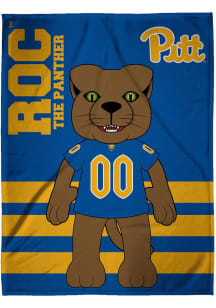 Pitt Panthers Sleep Squad Raschel Throw Blanket - Blue