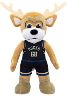 Milwaukee Bucks 10 Inch Mascot Plush - Black