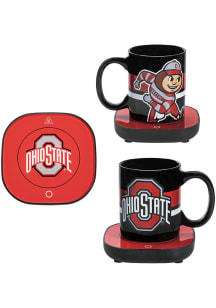 Ohio State Buckeyes 12oz Mug with Warmer Ceramic Mug - Red