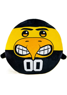 Iowa Hawkeyes 12 in Throw Pillow - Black
