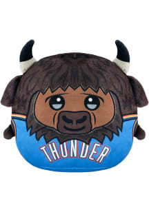 Oklahoma City Thunder 12 in Throw Pillow - Blue