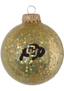 Colorado Buffaloes Sparkle Ornament Ornament - Gold