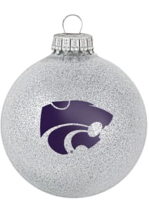K-State Wildcats Sparkle Ornament - Logo 2 Ornament - Silver