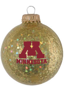 Minnesota Golden Gophers Sparkle Ornament Ornament - Gold