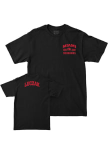 Ava Luczak Miami RedHawks Black NIL Victory Short Sleeve Player T Shirt