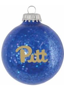 Pitt Panthers Sparkle Ornament - Blue