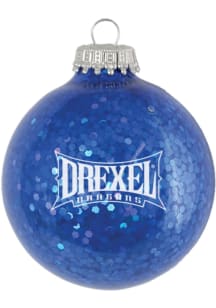Drexel Dragons Sparkle Ornament - Blue