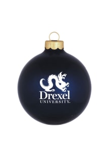 Drexel Dragons Matte Ornament - Navy Blue