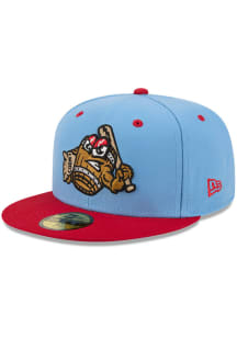 New Era Louisville Bats Mens Light Blue 2026 MiLB Theme Night 59FIFTY Fitted Hat