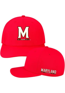 Legacy Maryland Terrapins Mens Red Back Nine Stretch Fit Flex Hat