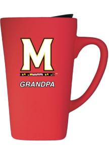 Maryland Terrapins 16oz Grandpa Soft Touch Ceramic Mug - Red