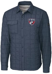 Cutter and Buck FC Dallas Mens Anthracite Rainier PrimaLoft Quilted Big and Tall Lined Jacket