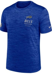 Nike Buffalo Bills Blue Sideline Short Sleeve T Shirt