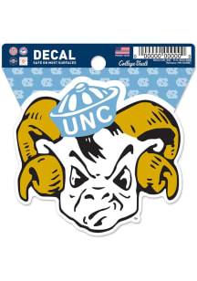 North Carolina Tar Heels Retro Auto Decal - Light Blue
