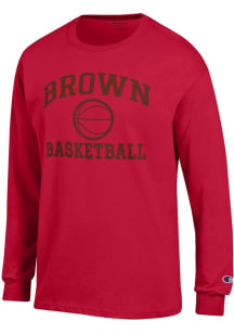 Champion Brown Bears Red Basketball Jersey Long Sleeve T Shirt