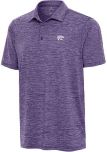 Antigua K-State Wildcats Mens Purple Sprout Short Sleeve Polo