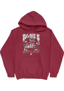 Isaiah Jones Indiana Hoosiers Mens Crimson Electric Player Hood