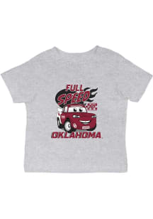 Vive La Fete Oklahoma Sooners Infant Full Speed Short Sleeve T-Shirt Grey