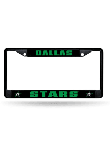 Dallas Stars Standard Metal License Plate Frame - Black