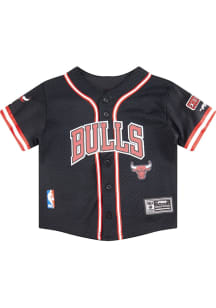 Pro Standard Chicago Bulls Toddler Black Mesh Short Sleeve T-Shirt
