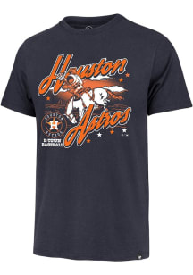 47 Houston Astros Navy Blue Wordmark Short Sleeve Fashion T Shirt