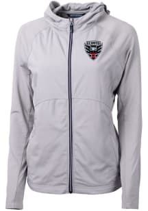 Cutter and Buck DC United Womens Grey Adapt Eco Light Weight Jacket
