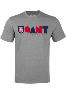 Levelwear USMNT Grey Richmond Full On Short Sleeve T Shirt