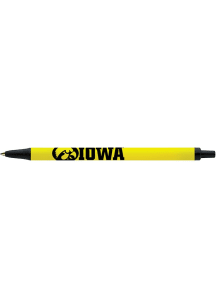 Iowa Hawkeyes Bic Click Stick Pen - Yellow
