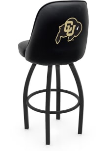 Colorado Buffaloes Padded Swivel Pub Stool - Black