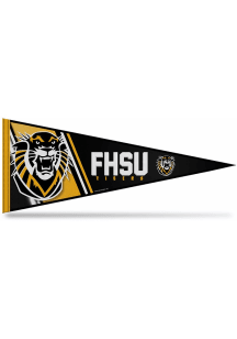 Fort Hays State Tigers Bright Light 12x30 Pennant - Black