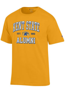 Champion Kent State Golden Flashes Gold Est Date Alumni Jersey Short Sleeve T Shirt