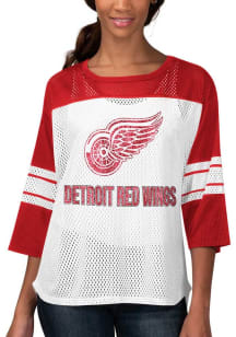 Detroit Red Wings Womens First Team Fashion Hockey Jersey - Red