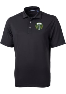 Cutter and Buck Portland Timbers Black Virtue Eco Pique Big and Tall Polo