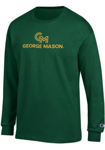 Champion George Mason University Green Jersey Long Sleeve T Shirt