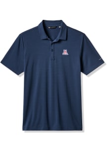 Travis Mathew Arizona Wildcats Mens Navy Blue Halftime Show Short Sleeve Fashion Polo