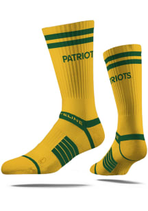 George Mason University Strideline Fan Logo Mens Crew Socks