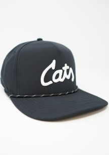 K-State Wildcats Retro Caddy 5-Panel Rope Adjustable Hat - Black