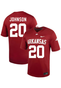 Jahiem Johnson  Nike Arkansas Razorbacks Cardinal Red NIL Name And Number Football Jersey