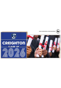 Creighton Bluejays Class of 2026 Floating Picture Frame - Blue
