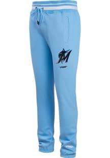Pro Standard Miami Marlins Mens Light Blue Script Tail Sweatpants