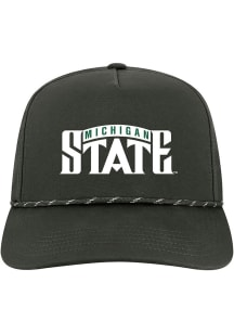 Michigan State Spartans Caddy Vault Wordmark Adjustable Hat - Black