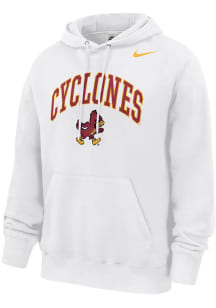 Nike Iowa State Cyclones Mens White Angry Cy Long Sleeve Hoodie