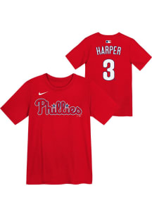 Bryce Harper  Philadelphia Phillies Boys Red Home NN Short Sleeve T-Shirt