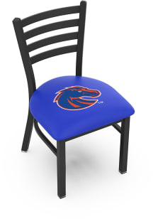 Boise State Broncos Stationary Black Wrinkle Finish Pub Stool - Black